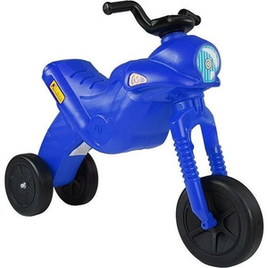 LeanToys Motorek Biegowy Trójkołowy Enduro Jeździk Niebieski 5045