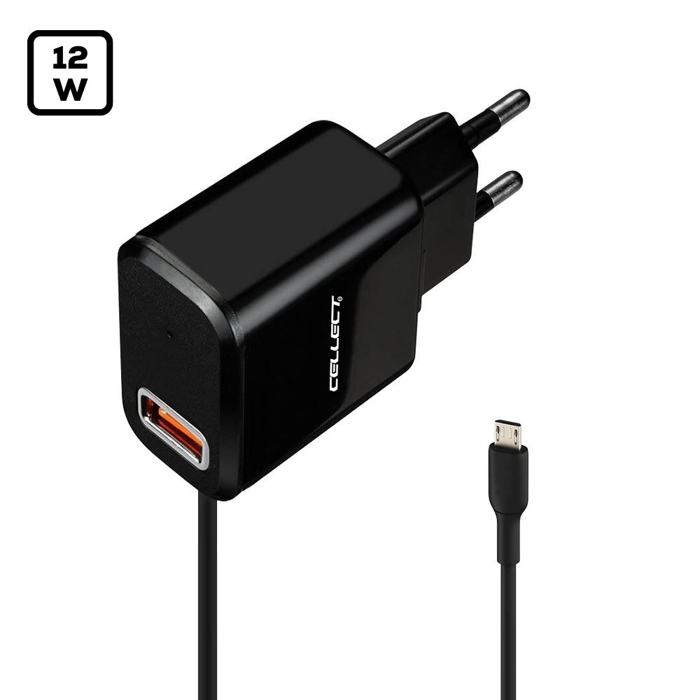 Cellect HS-H47 hálózati töltő Micro-USB és USB-A csatlakozóval (MTC-HS-H47-MICRO) (MTC-HS-H47-MICRO)