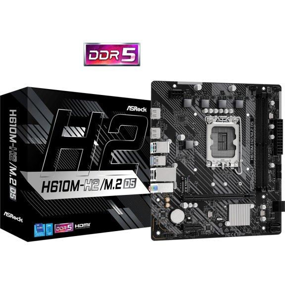 Základní deska ASrock H610M-H2/M.2 D5 DDR5 micro ATX Intel socket 1700