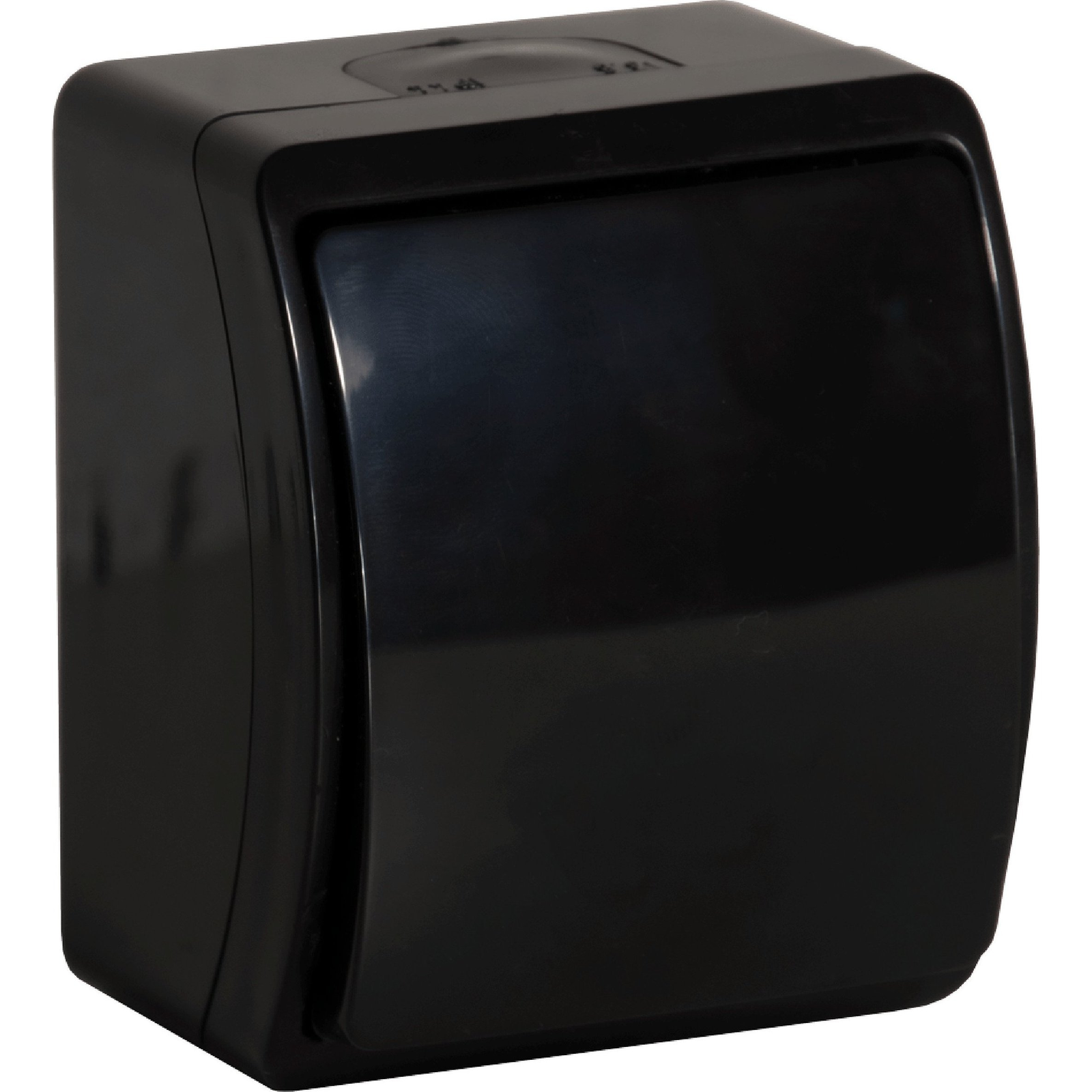 Egypólusú Kapcsoló N/t AQUATIC, IP44, Fekete, 10 Db. (OR-OE-7100/B/10)