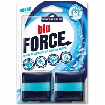  General Fresh GENERAL FRESH FORCE Blue Morska 2x 50g - kostka do spłuczki WC