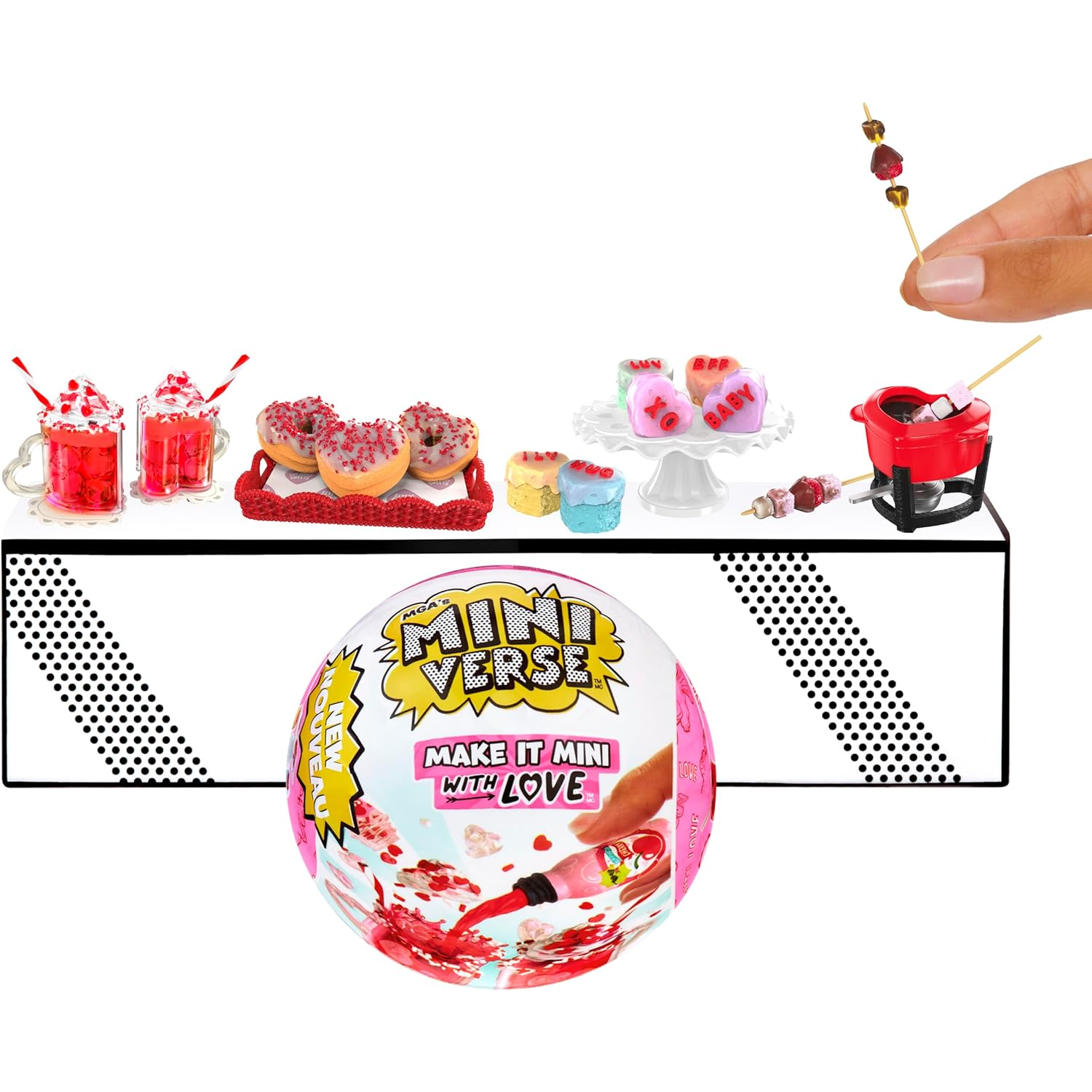 MGA Entertainment Miniverse - Make It Mini With Love gyűjthető meglepetés kiegészítők (121695-EUC)