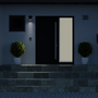 Solární LED nástěnné svítidlo s 3,2W PIR senzorem GOOBAY