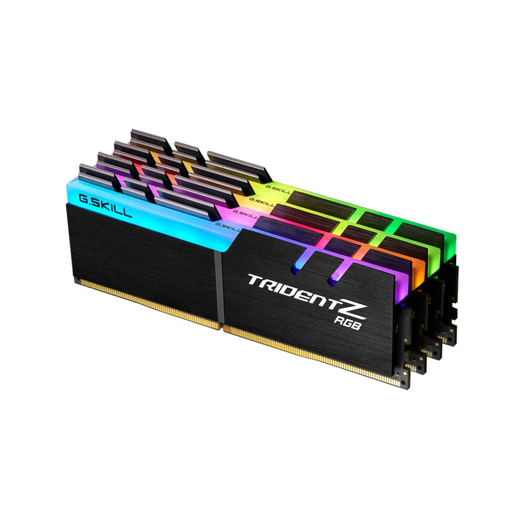 G.Skill Trident Z RGB 64GB 3600MHz DDR4 RAM CL16 (4x16GB) (F4-3600C16Q-64GTZRC)
