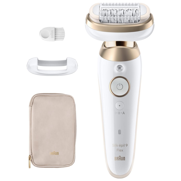 Braun Silk-épil 9 BR2-225328 epilator 40 pincetten Grijs, Wit