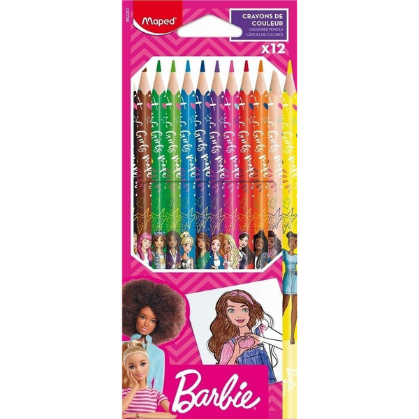 Kredki Barbie 12szt MAPED
