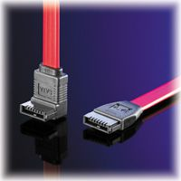 VALUE Internes Festplattenkabel SATA 3,0 Gbit/s gewinkelt 0,5m