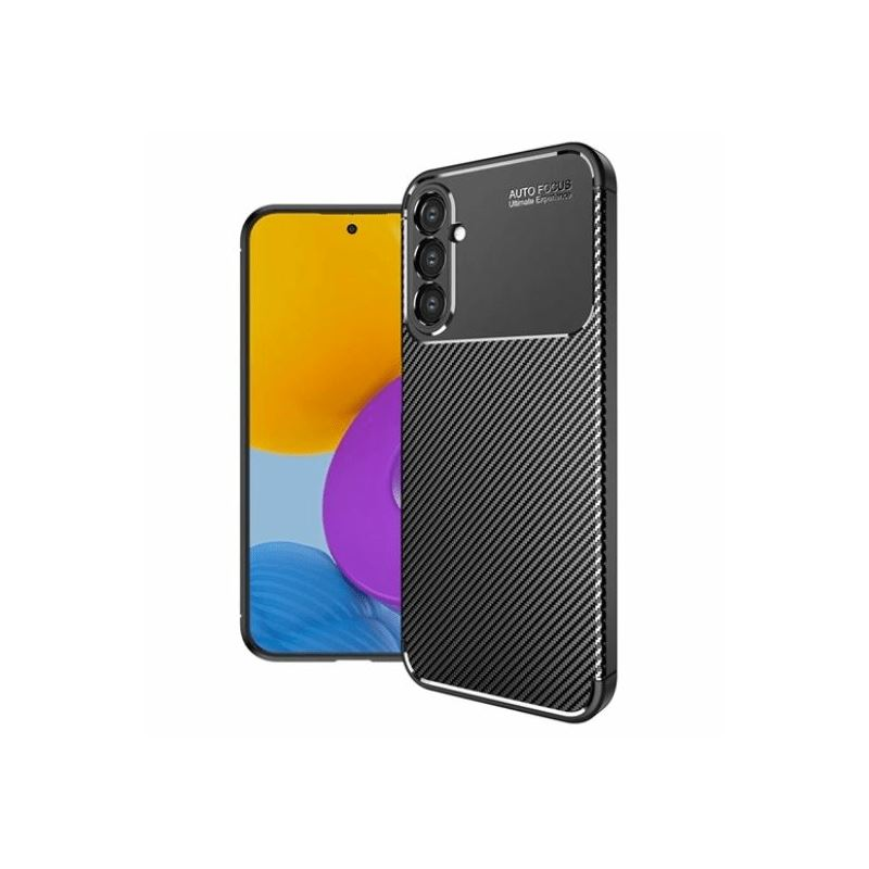 Gigapack Samsung Galaxy A54 5G (SM-A546) karbon mintás szilikon tok fekete (GP-136121) (GP-136121)