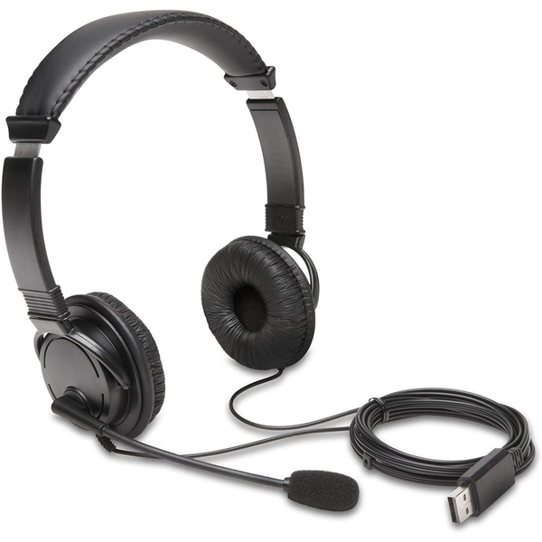 Kensington K97601WW cuffia e auricolare Cablato A Padiglione Musica e Chiamate USB tipo A Nero