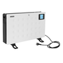 Radiator electric cu LCD Smart Noveen temporizator si telecomanda, 2000 W, 3 trepte de putere, Alb