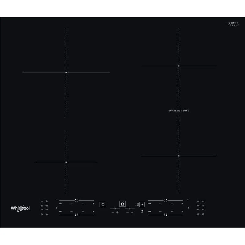 Whirlpool WBB3960BF Indukciós főzőlap - Fekete (WBB3960BF)