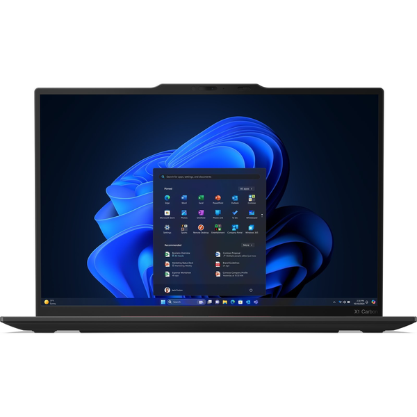 Lenovo ThinkPad X1 Carbon Intel Core Ultra 7 258V Ноутбук 35,6 см (14") 2.8K 32 GB LPDDR5x-SDRAM 1 TB SSD Wi-Fi 7 (802.11be) Windows 11 Pro Черен
