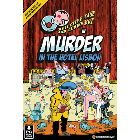 Detective Case and Clown Bot in: Murder in the Hotel Lisbon (PC - Steam elektronikus játék licensz)