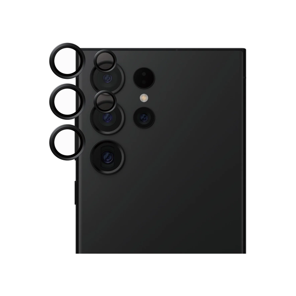 PanzerGlass Safe Hoops Galaxy S24 Ultra Kamera védő üveg - Fekete (5db)