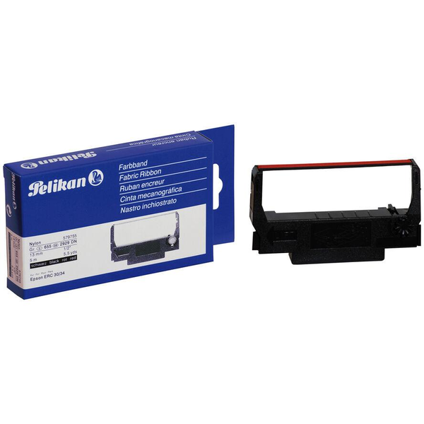 Cinta Impresora Pelikan Para Epson Erc 30/34 Negro/rojo Grupo 655