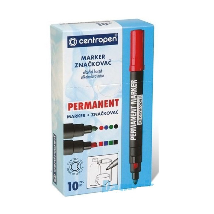 Centropen 2,5mm Alkoholos marker készlet 10 darabos - Zöld (585660110-1)