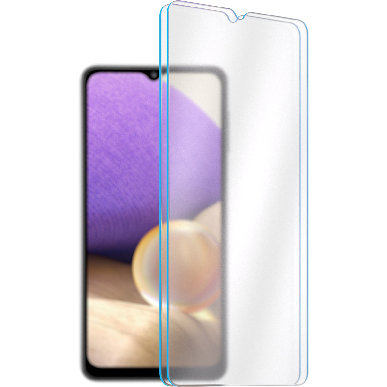 AlzaGuard Case Friendly Glass Samsung Galaxy A32 5G 2.5D üvegfólia - 2db (AGD-TGC0123P2)
