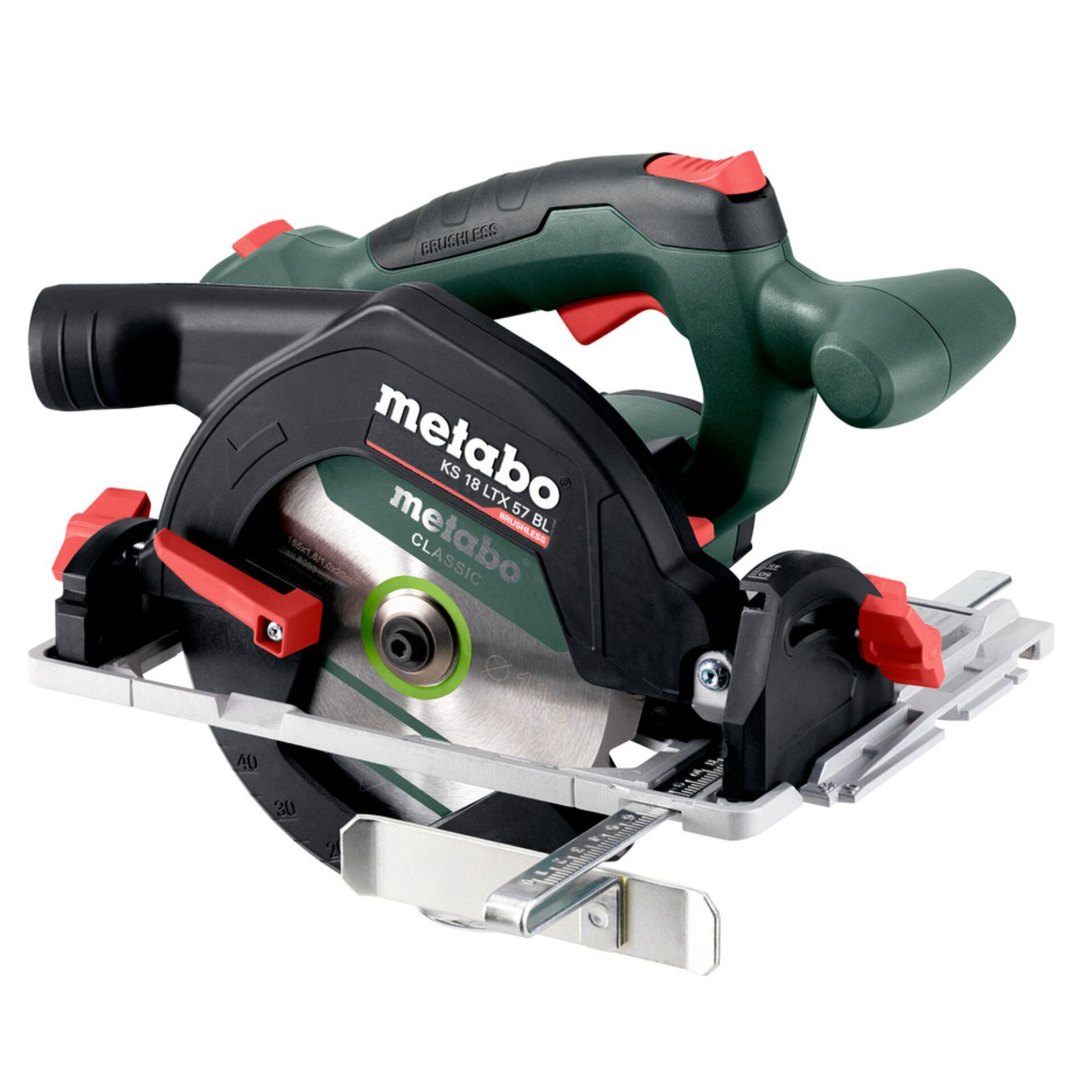 Metabo KS 18 LTX 57 BL Akkumulátoros körfűrész (Akku és töltő nélkül) (611857850)