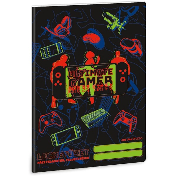 Ars Una Ultimate Gamer 5141 A5 leckefüzet (50841417)