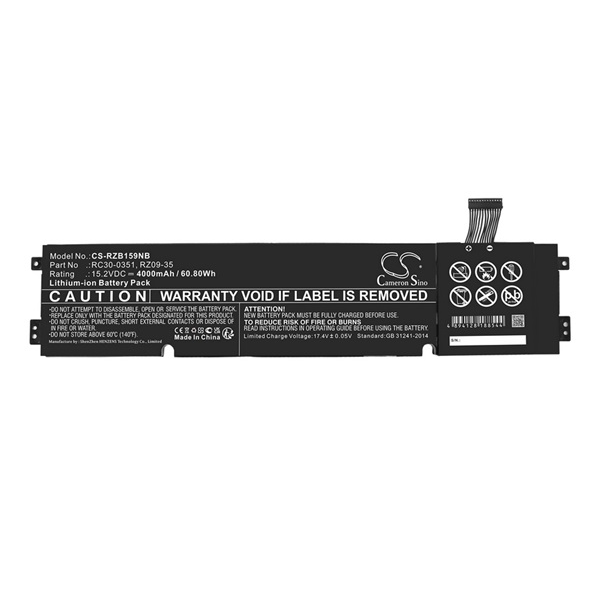 Cameron Sino CS-RZB159NB Razer RC30-0351 Laptop akkumulátor 60 Wh