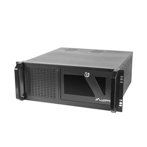 Lanberg 19" 4U tápegység nélküli rack szerver ház fekete (SC01-4504-08B)