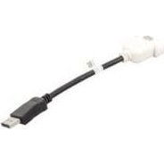 DELL DisplayPort - DVI-D 0,23 M Fekete, Fehér (023NVR)