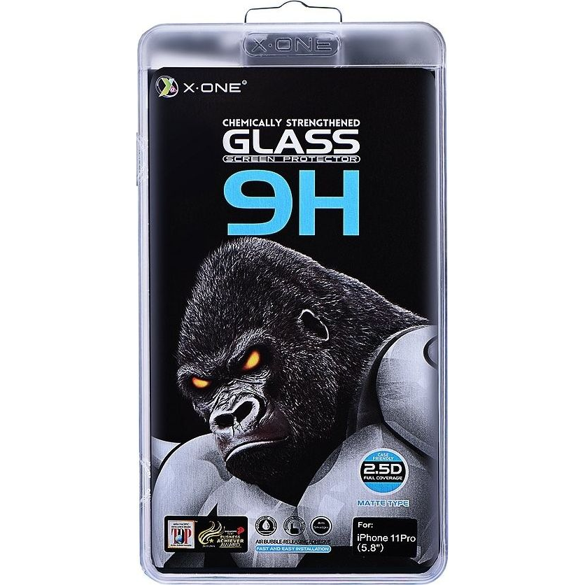 X-One Teljes Tok Extra Erős Matt - iPhone 11 Edzett Üveg 9H Üvegfólia (5903396038563)
