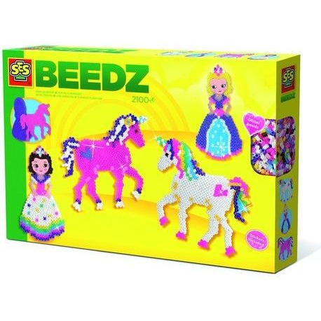 SES Creative Beedz Iron on beads unicorns and princesses