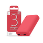 Univerzális hordozható, asztali akkumulátor töltő - Juice ECO 3 Power Bank - 2xUSB +Type-C - 10.000 mAh - piros (JU194686)