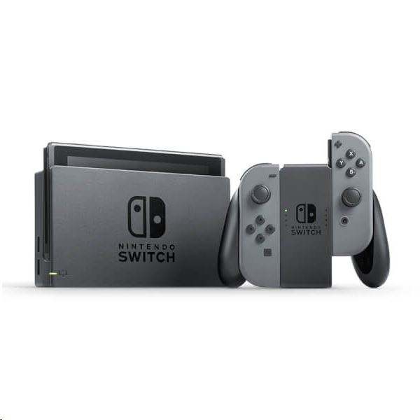 Nintendo Switch V2 2019 přenosná herní konzole 15,8 cm (6.2") 32 GB Wi-Fi Šedá
