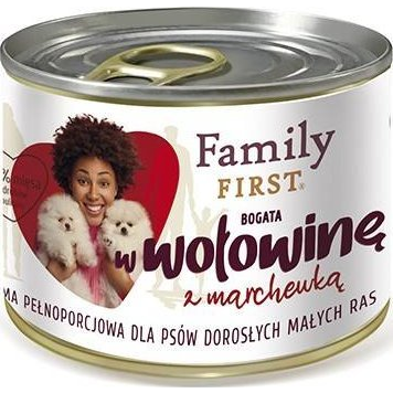 Family First FamilyFirst Bogata w wołowinę+marchewka small 200g