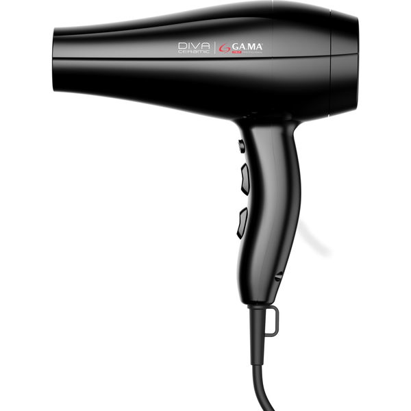 GA.MA Diva Ceramic asciuga capelli Nero