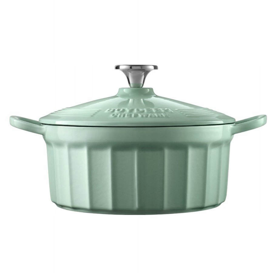 BUYDEEM Enameled Cast Iron Dutch Oven 2,9L, model CP521, color Cozy Greenish (CP521-CG)