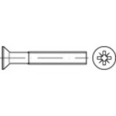 TOOLCRAFT TO-5376099 süllyesztett fejű csavar M5 45 mm kereszthornyú Pozidriv ISO 7046 rozsdamentes acél A2 200 db (TO-5376099)