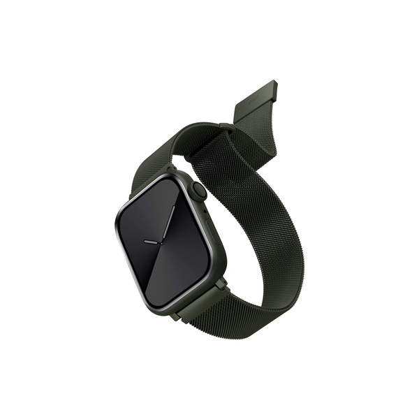 Uniq Dante Apple Watch S3/4/5/6/7/SE Fém szíj 42/44/45mm - Zöld