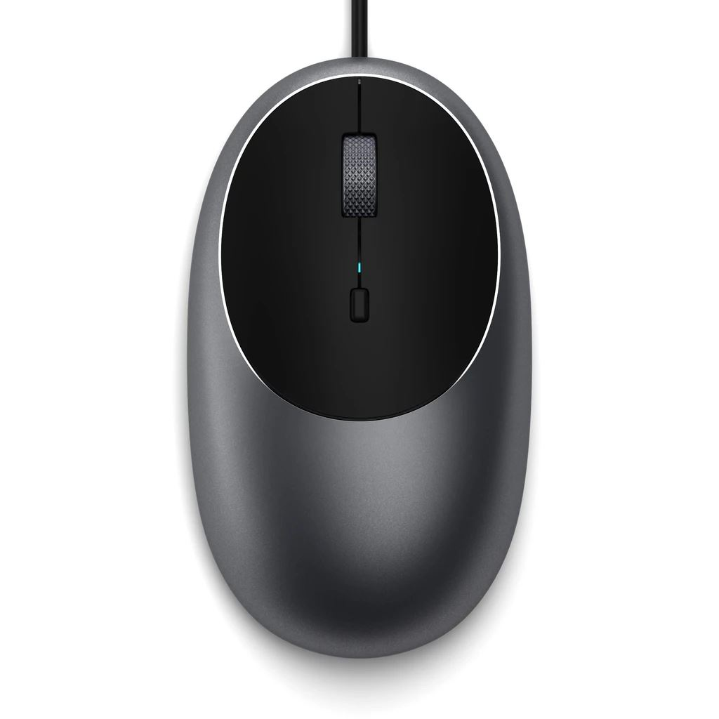 Satechi C1 USB-C vezetékes egér asztroszürke (ST-AWUCMM)