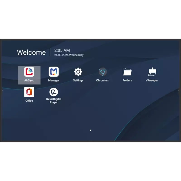 Viewsonic CDE9831-1C skilte display Digital fladpaneldisplay 2,49 m (98") LCD Wi-Fi 500 cd/m² 4K Ultra HD Sort Indbygget processer Android 14 24/7
