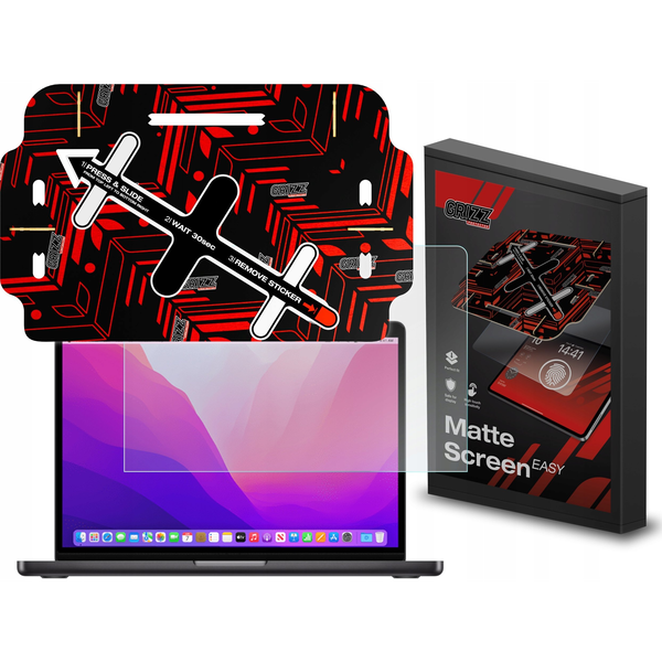 Filtr GrizzGlass Folia matowa GrizzGlass MatteScreen Easy do Apple MacBook Pro 13" 2022