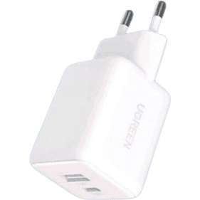 Síťová nabíječka Ugreen X514 USB + USB-C, GaN, 20W (bílá)