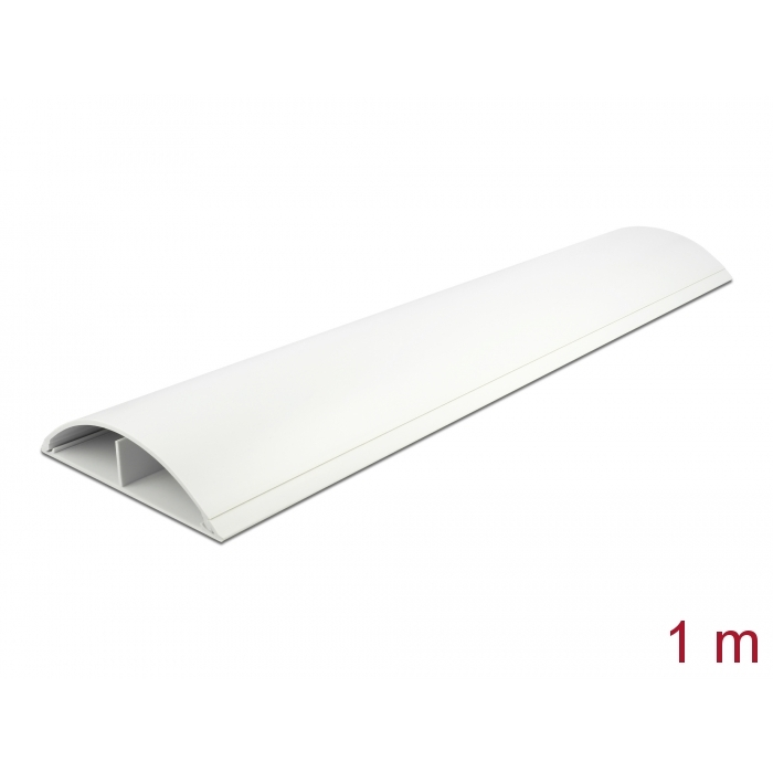 Delock Kábelcsatorna 119 x 26 mm - hossza 1 m, fehér (20708) (20708)