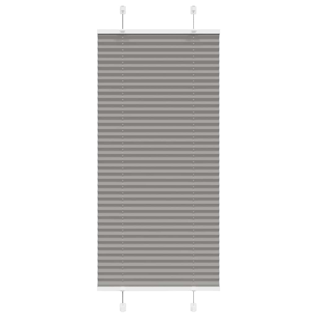 pliszírozott redőny antracit 55x100 cm szövetszélesség 54,4 cm (4015066)