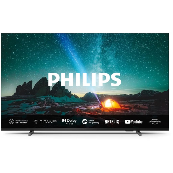 Philips 65PUS7609/12 телевизор 165,1 см (65") 4K Ultra HD Smart TV Wi-Fi Антрацит, Сив