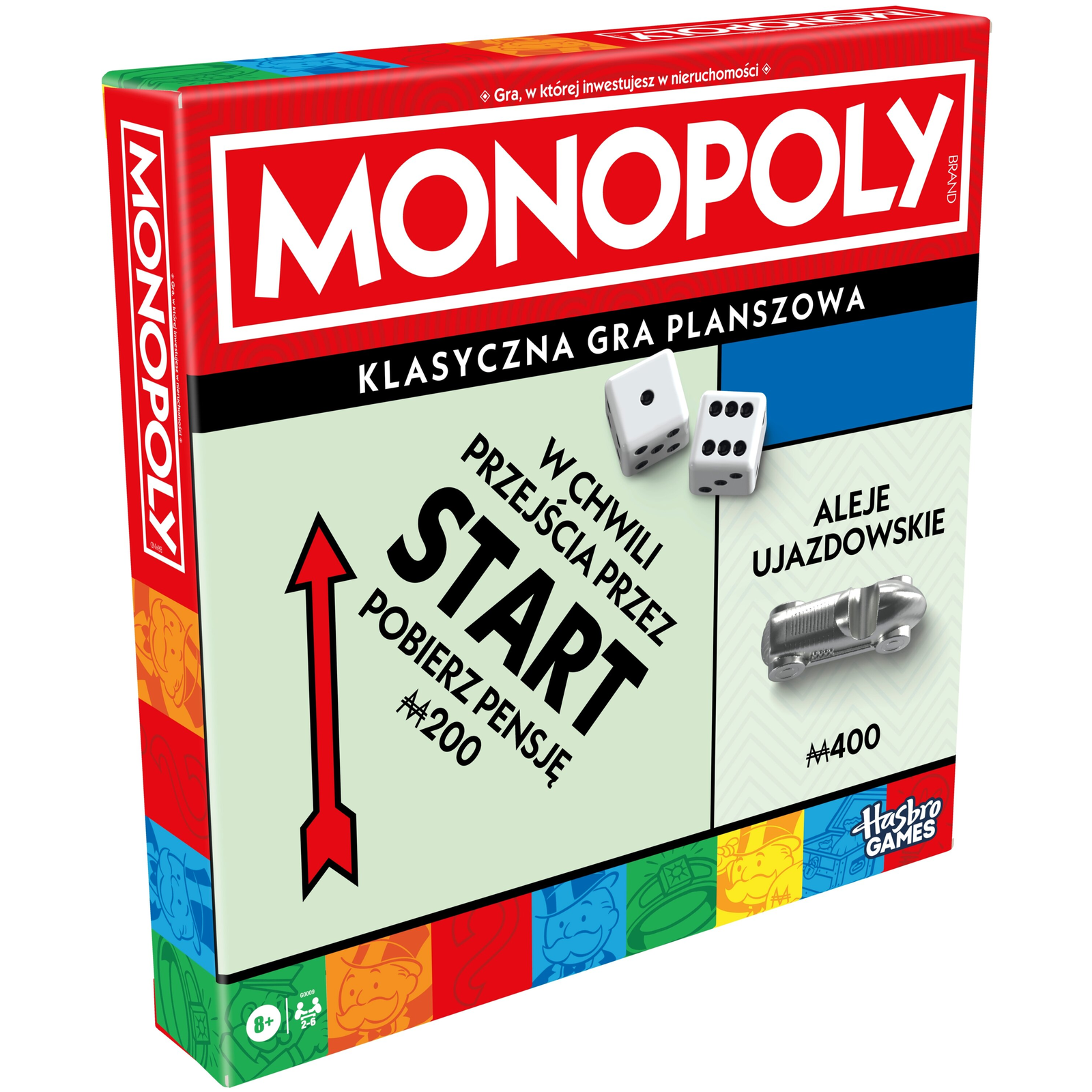Hasbro Monopoly Klasszikus stratégiai társasjáték (G0009)