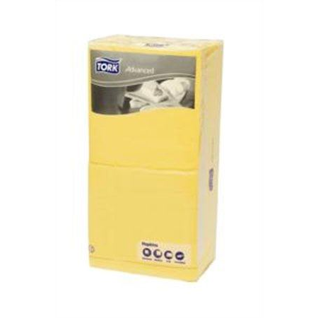 Tork Advanced szalvéta 1/4 hajtogatott, 2 rétegű 33x33cm sárga (477841) (T477841)