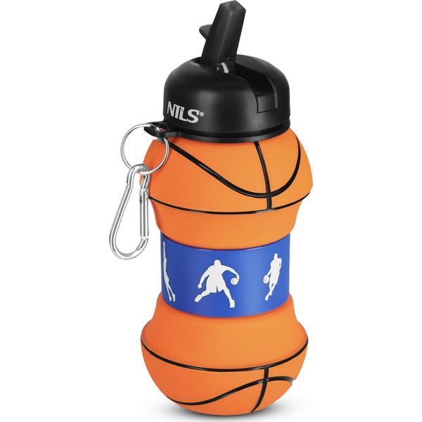 NILS NC4104 KUBEK SILIKONOWY SKŁADANY 550 ML BASKETBALL