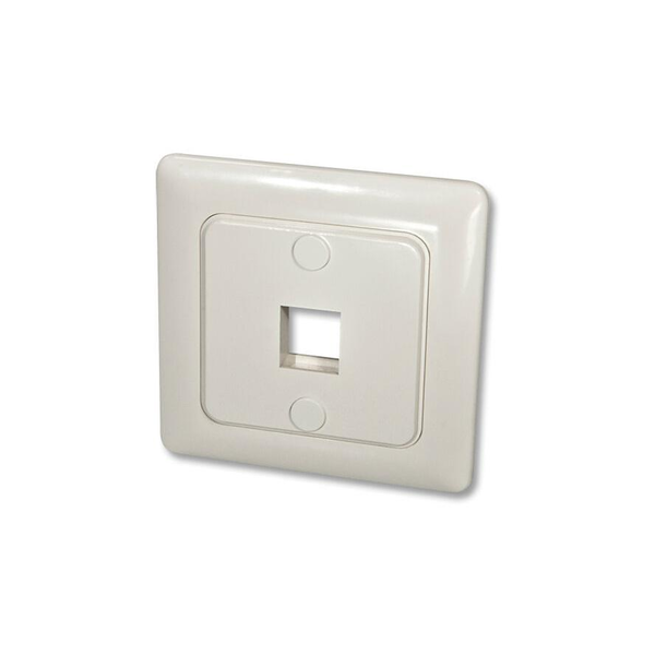 Lindy 60543 placa de pared y cubierta de interruptor Blanco