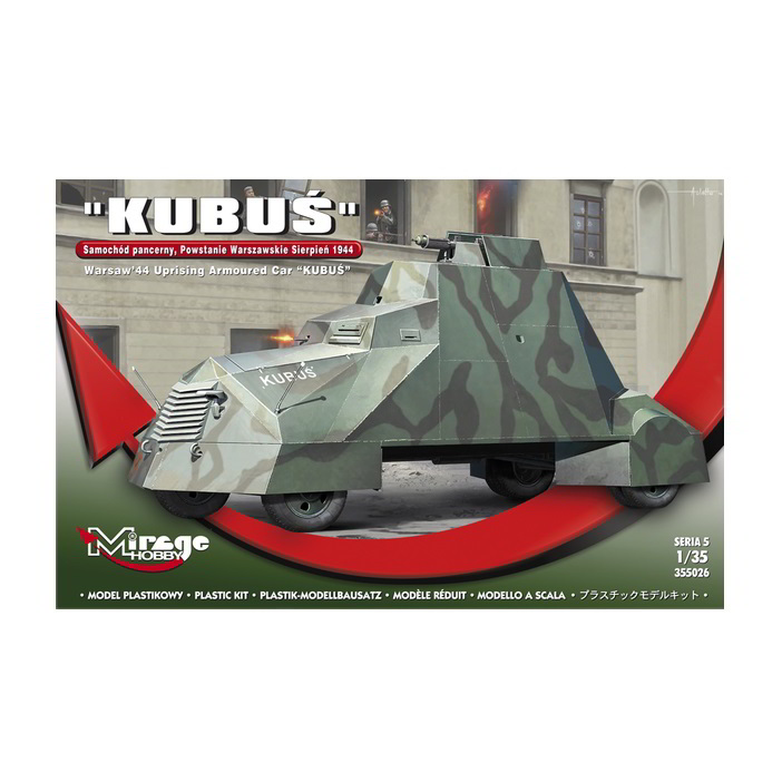 Mirage Hobby Kubus páncélszállító autó műanyag modell (1:35) (MMH-355026)