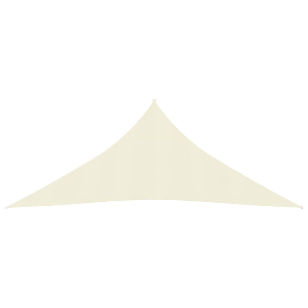 krémszínű HDPE napvitorla 160 g/m² 3 x 4 x 4 m (311200)