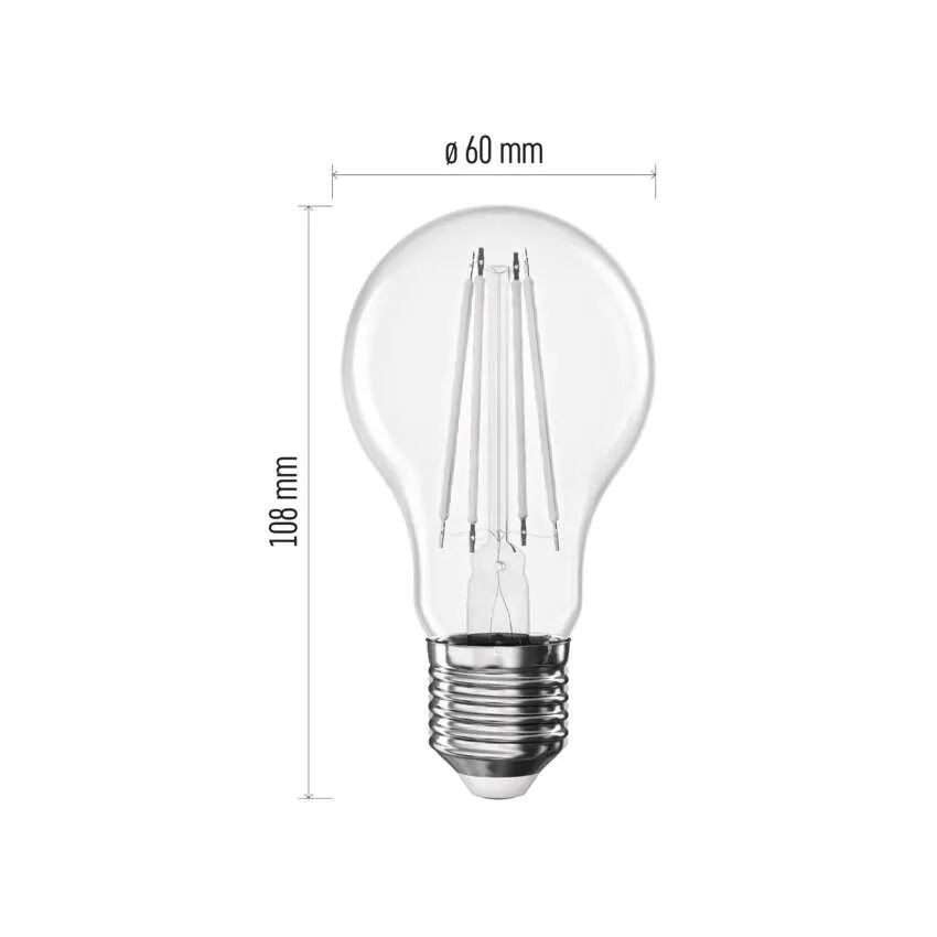 Emos Filament A60 / E27 / 7,8W (75W) / 1060lm természetes fehér LED izzó (ZF5D53) (ZF5D53)