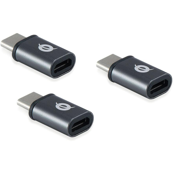 Conceptronic DONN05G káblová redukcia USB 2.0 Type-C USB 2.0 Micro Čierna